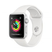 Watch Series 3 Aluminum (42mm), Silver, White Sport Band Watch Series 3 Aluminum (42mm), Silver, White Sport Band