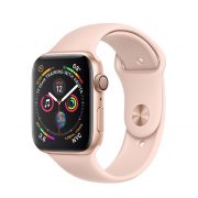 Watch Series 4 Aluminum Cellular (40mm), Gold, Pink Sand Sport Loop Watch Series 4 Aluminum Cellular (40mm), Gold, Pink Sand Sport Loop
