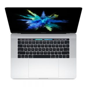 MacBook Pro 15" Touch Bar Mid 2017 (Intel Quad-Core i7 2.8 GHz 16 GB RAM 512 GB SSD), Silver, Intel Quad-Core i7 2.8 GHz, 16 GB RAM, 512 GB SSD
