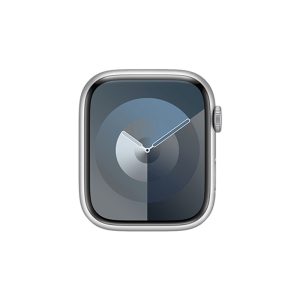 Watch Series 9 Aluminum (45mm), Silver, Black Sport Band