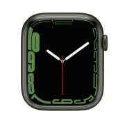 Watch Series 7 Aluminum (45mm), Green, Black Sport Band