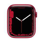 Watch Series 7 Aluminum Cellular (45mm), Red, Red Sport Loop