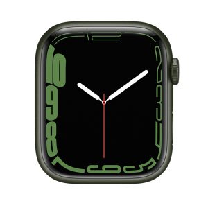 Watch Series 7 Aluminum (45mm), Green, Black Sport Band Watch Series 7 Aluminum (45mm), Green, Black Sport Band