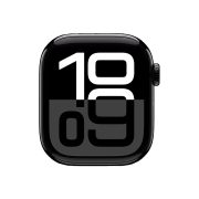 Watch Series 10 Aluminum Cellular (42mm), Jet Black, Black Sport Band