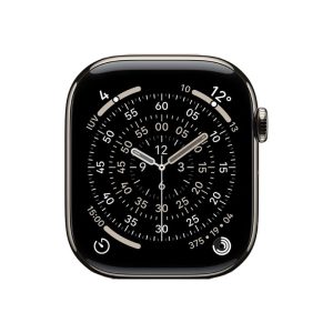 Watch Series 11 Titanium Cellular (42mm), Slate, Black Sport Band