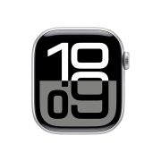 Watch Series 10 Aluminum Cellular (46mm), Silver, Black Sport Band